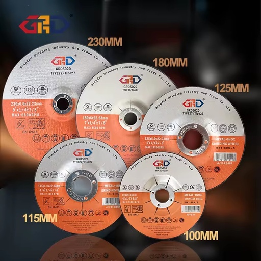OEM Custom Durable CE MPA ISO Certified Wholesale Abrasive Tool Carbon Steel Cast Iron 125 6mm Disc