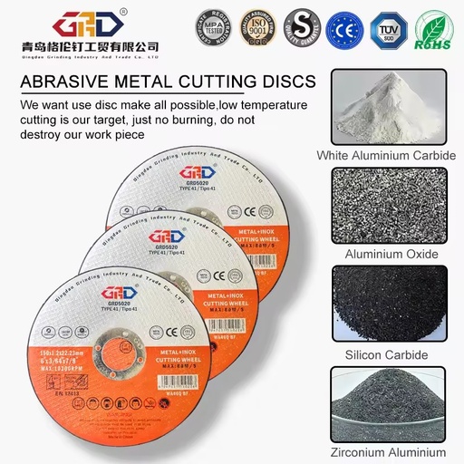 Abrasive Tools Cut Off Wheel 6 Inch 150mm Cutting Disc for Stainless Steel