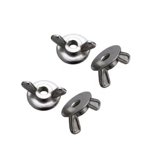 Manufacturer's M4 M5 M6 M8 M10 DIN315 Carbon Steel Zinc Plated Round Wing Nut Butterfly Nut