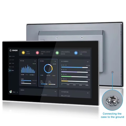 High Reliability 18.5" FHD Industrial Touch Screen IP66 Protection for Long Life in Extreme Industrial Working Conditions