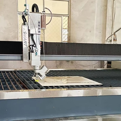 Water Jet Stone Cutting Machine for Marble 37KW Motor & Bearing 380V/220V