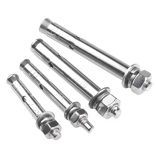 Factory Sale SS304&316 Expansion Sleeve Anchor Bolt Dynabolt with Flat Washer and Nut