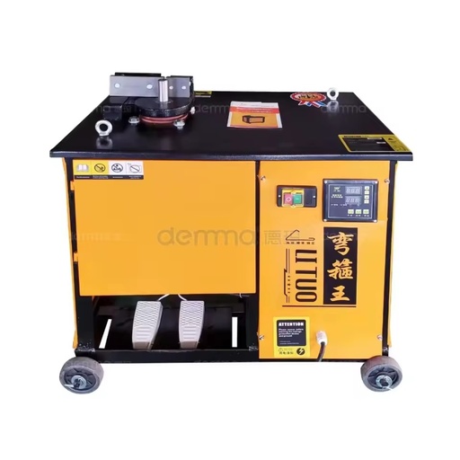 Reinforcing Steel Bar Stirrup Bending Machine Rebar Hoop Bender for Stainless Steel Alloy Carbon Steel Aluminum Semi-Automatic