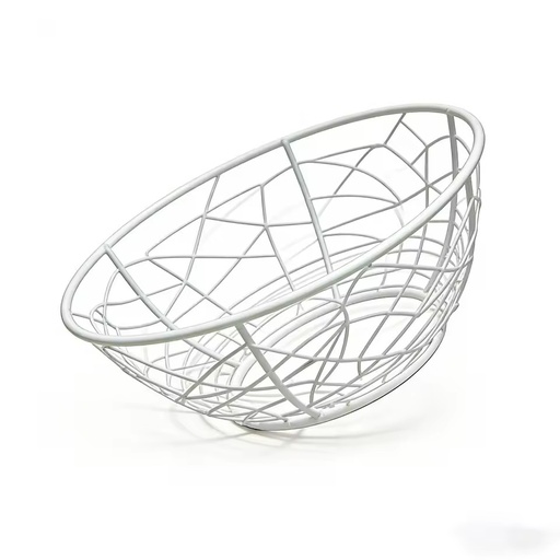 Luxury European Style Wire Fruit Basket Decorative Snack Storage Basket for Kitchen Counter Dining Table and Living Room storage rack