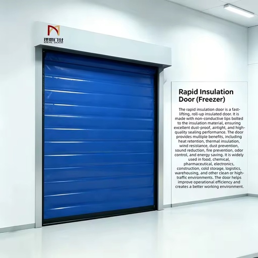 Rapid Insulated High Speed Roller Door for Cold Warehouse & Logistics Centers