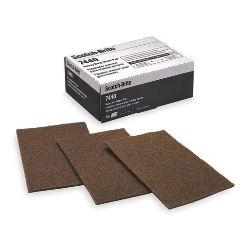 7440 for Aluminum Oxide Blasting Media 6" X 9" Coarse Abrasive Hand Sanding Pad for Polishing