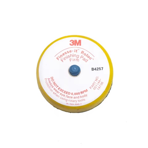 3M 14736 Finesse-it 3 Inch Firm Finishing Resin+Industrial Diamond Extra Fine Backing Pad Buffing Polishing OEM for Polisher