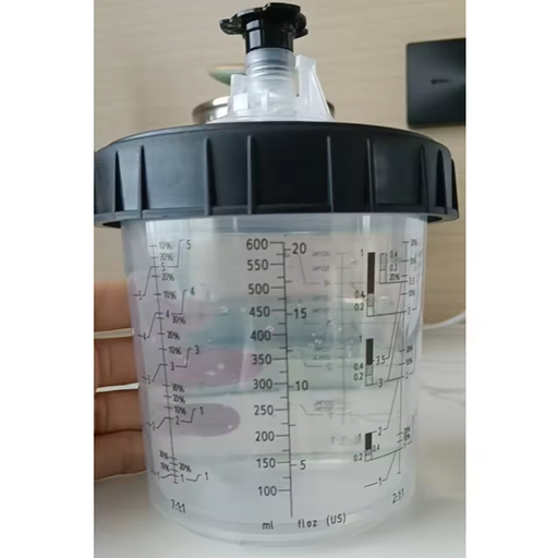 Mixed Color Neutral Auto Refinish Disposable Auto Paint Spray Gun Cup for Car Care Pot Painting