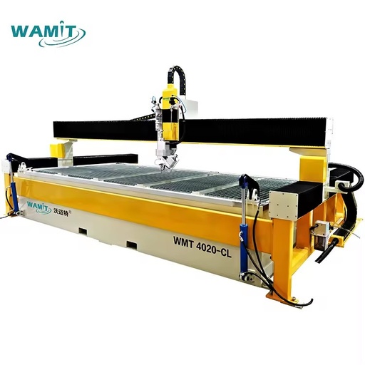 Cost-Effective AC 5-Axis Waterjet Cutter 60000Psi CNC 45 Degree Chamfer Cutting for Tile and Stone Cutting