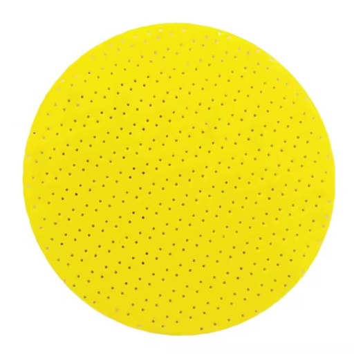 SDA A204-DKD 9" Drywall Sanding Disc 225mm Multi-holes Yellow Aluminum Oxide 40-240 Grit Medium Soft Hook Loop Dust Free