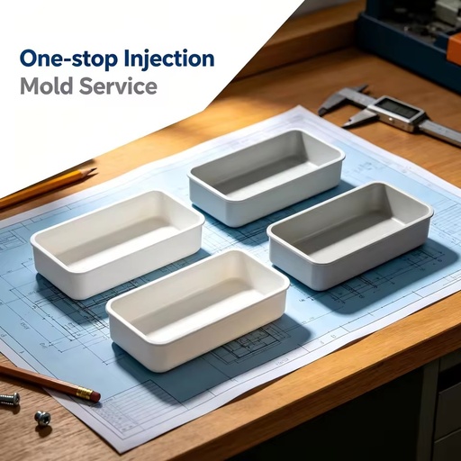 High Performance Custom Plastic Injection Mold Shaping PC/ABS/POM TUV Materials QD Brand Industrial Injection Molding Services