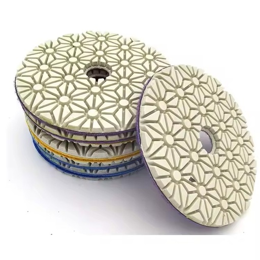 Car Polishing Pads Wet Grinding Blasting Media Flexible Hand Granite Marble Diamond 4inch Polishing Disc High Efficiency