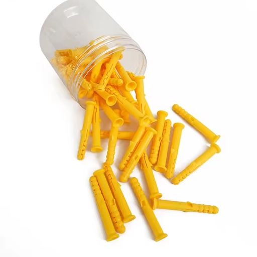 Small Yellow Croaker Plastic Expansion Anchor Nylon Hammer Drive Anchor Plastic Frame Anchor for Building Construction
