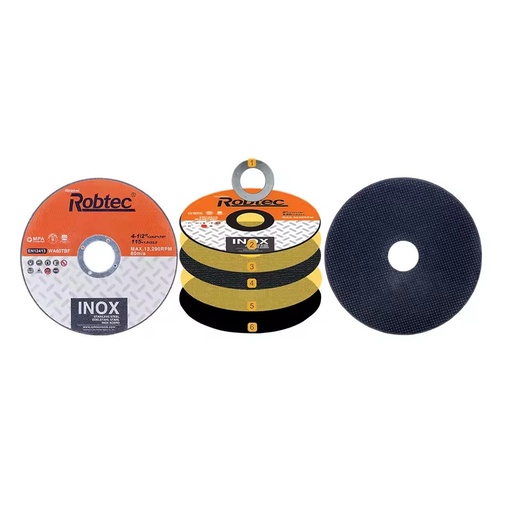 4-1/2"x3/64"x7/8"(115x1x22.2 mm) cutting INOX/STAINLESS STEEL Fiber reinforced bonded abrasives Extra-thin cutting disc
