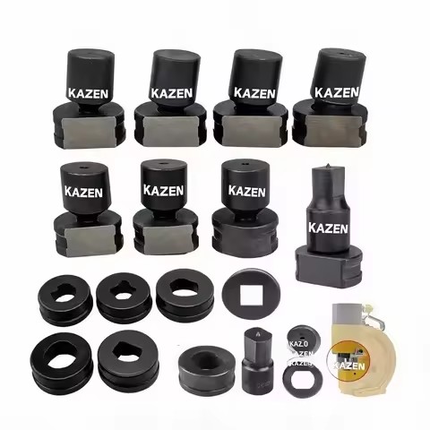 Kz quality customized Factory Price Hydraulic Puncher Machine Polished Square Slot Hole Punching Die Stainless Steel Copper Plat