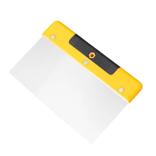 Thickened Stainless Steel Scraper Cleaning Blade Putty Knife Filler Knife Skim Coat Spatula Body Filler 4-inch/6-inch Straight