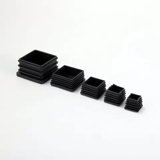 Square Tubing End Cap Plug 45x45mm Injection Molding Smooth Surface Plastic Insert Finishing Hole Plugs for Fence Post Pipe