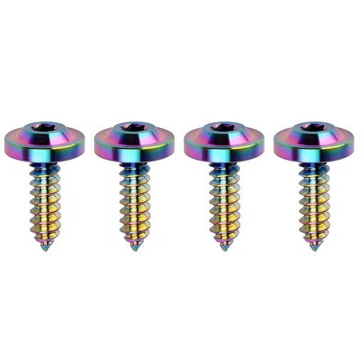 M4 M5*15 17 20mm Titanium Self Tapping Truss Head Bolts Motorcycle Fasteners Grade 10.9/12.9 Custom Color in Inch Metric System