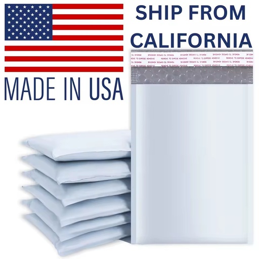 250 Pcs #0 6x10 Waterproof Poly Bubble Mailers Padded Envelopes Lightweight Durable Shipping Bags Wholesale Price