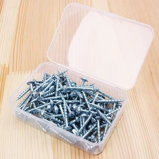 Carbon Steel Zinc Plated Washer Head Square Drive Coarse Thread Self-Tapping Pocket Hole Screws for Woodworking Connection