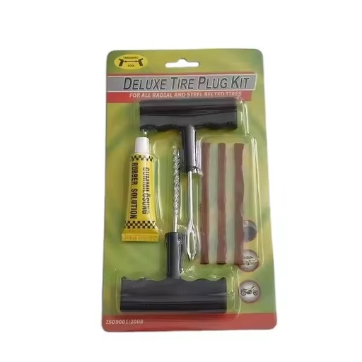Simple and Useful Tire Repair Kit Hand Tool with Non-Flammable Lubricant