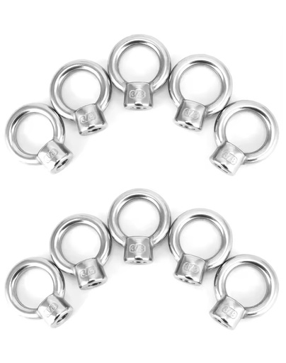 3/8" UNC DIY Grade Zinc Plated Stainless Steel Lifting Eye Nut for Secure and Efficient Lifting