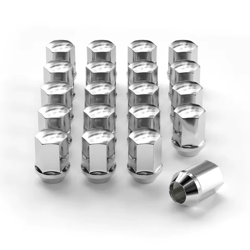 OEM Factory Style Large Acorn Seat Wheel Lug Nuts Hex 60 Degree Conical Seat Zinc Plated Right Hand Thread Grade DIY
