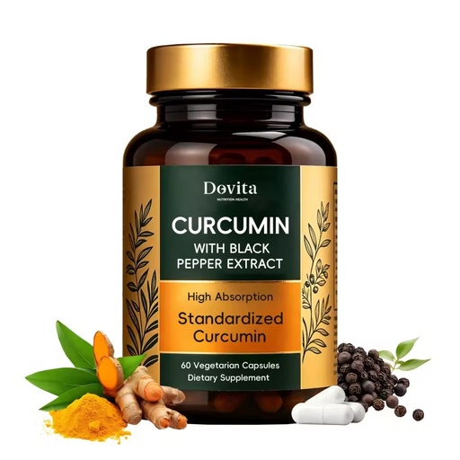 OEM Turmeric Curcumin with Black Pepper Extract Veggie Capsules 120 Count Dietary Supplement B2B manufacturer