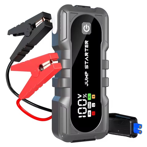 16000mAh Portable Car Battery Charger/Booster 59.2Wh Total Output Jumper Emergency Power Bank for All 12V Vehicles Motorcycles