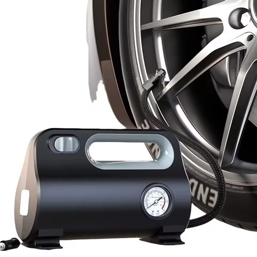 2025 New Car 150 Psi Portable Air Compressor 12V DC Inflator Pump with Pressure Gauge ABS Material for Car Tyres