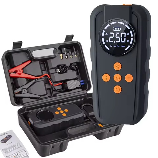 2025 NEW Electric Inflator ABS Digital USB Port Premium Built-in Battery Pump Mini Portable Car Air Compressor