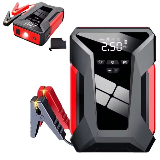 Factory Wholesales 1600a 12V 39800 Mah Portable Multi-Function Jump Starter Power Bank Super Capacity Jump Starter With Air Pump