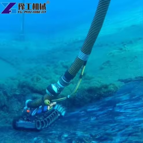 High Pressure Jet Dredging Robot Tracked Amphibious for River Channel Sediment Cleaning Custom Specification