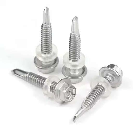 LEKON ST4.2 Hexagon Washer Head Self-Drilling Screws Factory Custom Waterproof Roofing Tex Screws Manufacturer