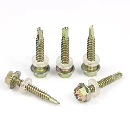 Wholesale Galvanised Metal Hexagon Head Heavy Duty Wood Self Drilling Tapping Screw for Building Decoration Engineering