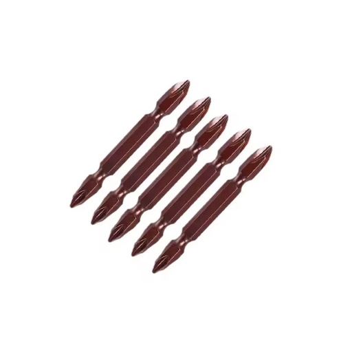 High-Hardness S2 Strong-Magnetic Double-Phillips Double-Headed Industrial Non-Slip Screwdriver Bit 50mm/65mm/100mm