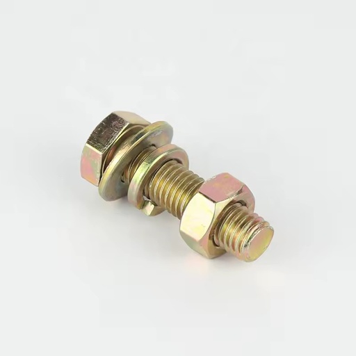 LEKON ASTM/DIN Galvanized Steel Hex Bolts Nuts Stainless Steel Carbon Steel Grade 8.8 10.9 Hexagon Head Fastener 10mm M3