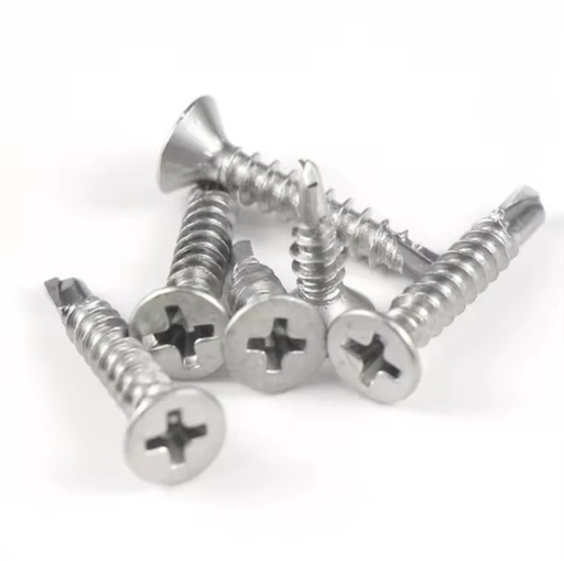 304 Stainless Steel Self Drilling Screws Manufacturer Custom Self Tapping Screws Flat Head Phillips Self-Drilling Screws