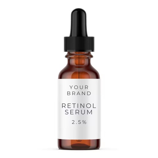 Private Label 2.5% for Serum Anti-Aging Anti-Wrinkle Face Whitening 30ml Glass Dropper Vitamin Collagen Infused Made OEM