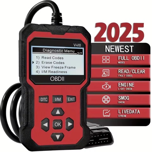 V410 Professional OBD2 Scanner Advanced Code Reader Live Data Engine Analyzer 1-Year Universal Check Engine Light Diagnostic