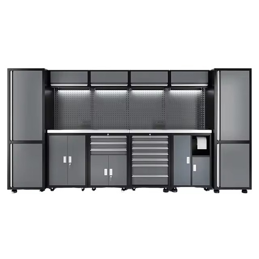 Heavy-duty Auto Repair Metal Storage Garage Workbench Combination Heavy Duty Workshop Tool Cabinet Garage Storage System