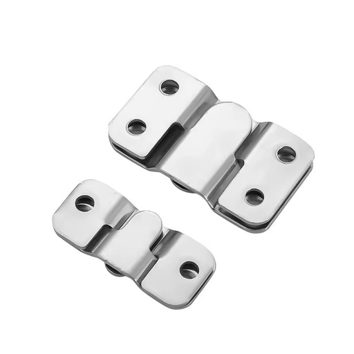 Stainless Steel Hanging Buckle with Recessed Mounting Bracket for Furniture Connection Wall Photo Frame Display Hitch