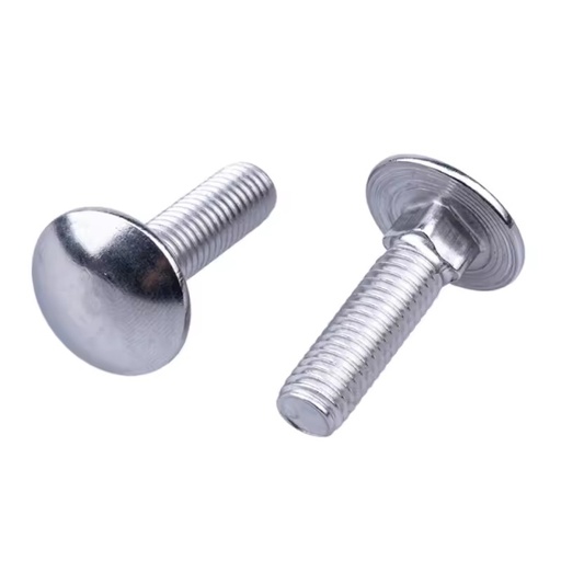 Custom OEM/ODM Wholesale Metric Plain Stainless Steel 304 316 Class 8.8 Passivated Square Neck Round Head Carriage Bolts