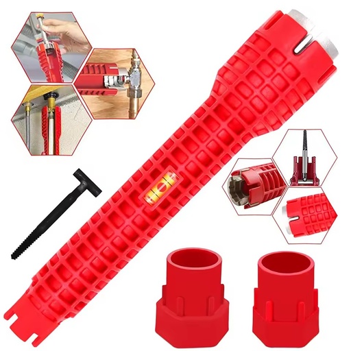 8 1 Key Household Bathroom Sink Wrench Metric Plumbing Pipe Kitchen Faucet Flume Repair Installation Tools OEM Customized