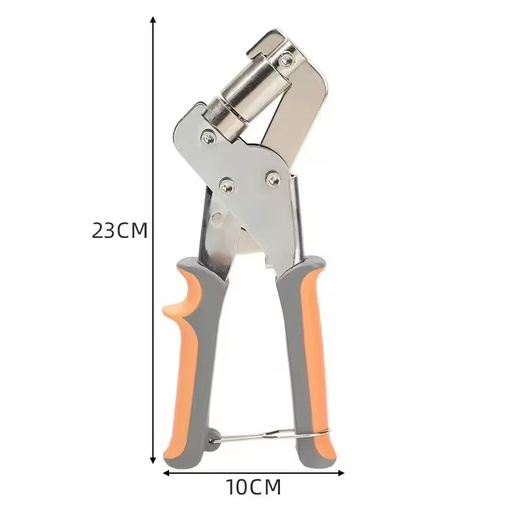 Source Factory Revolving Leather Hole Punch Plier DIY Grade Steel Hollow Punch Tools Soft Grip Plastic OEM Customizable