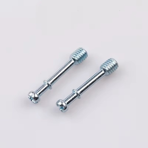 M6 Iron Zinc Plated Three in One Dowel Screw Furniture Connector Bolt Furniture Accessories for Cabinet Wardrobe