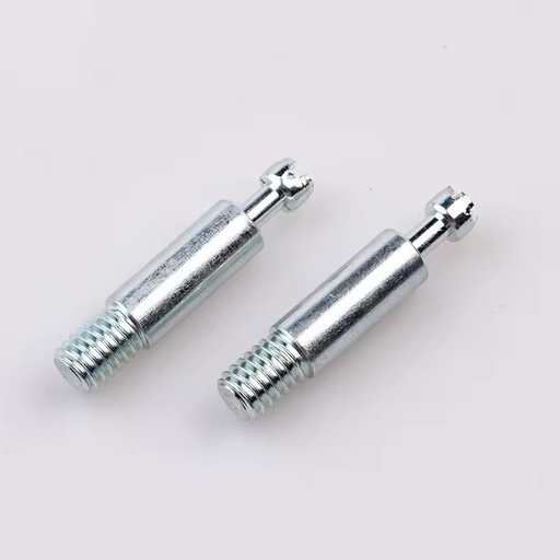 Custom Furniture Screw Bolts M6 M8 Zinc Plated Flat Head ISO Steel Connecting Bolt Minfix Cam Lock Class 4.8 & 6.8 2 Nuts/Bolt
