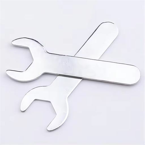High Quality M10 Steel Stamped Disposable Simple Impact Hex Flat Head Single Open End Wrench Spanner