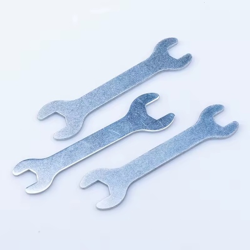 M10 Metric Galvanized Carbon Steel Industrial Grade Double-ended Open Wrench OEM 200N-m Max Torque
