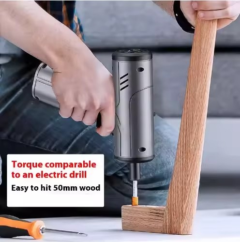 Automatic Screwdriver Factory Electric Screwdriver Lithium Battery Rechargeable Household Small Electric Screwdriver